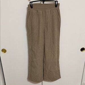 XS petite Tan Corduroy Pants Halara